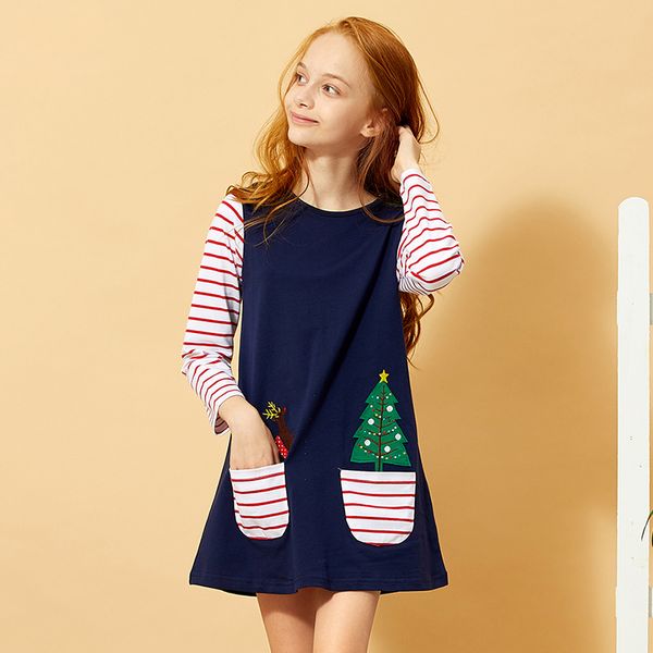 patpat 2020 new spring and autumn christmas trendy elk print striped long-sleeve dress for girls, Red;yellow
patpat 2020 new spring and autumn christmas trendy elk print striped long-sleeve dress for girls, Red;yellow
