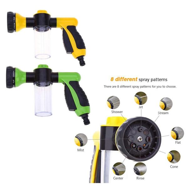 multi-functional 8 in 1 foam water gun jet spray gun high pressure car washer foam nozzle cleaning tool garden water
multi-functional 8 in 1 foam water gun jet spray gun high pressure car washer foam nozzle cleaning tool garden water