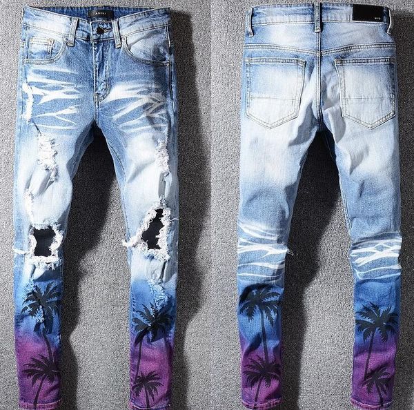 2020 balmainmens distressed ripped biker jeans slim fit motorcycle biker denim for men fashion designer hip hop mens jeans good quality @18, Blue
2020 balmainmens distressed ripped biker jeans slim fit motorcycle biker denim for men fashion designer hip hop mens jeans good quality @18, Blue