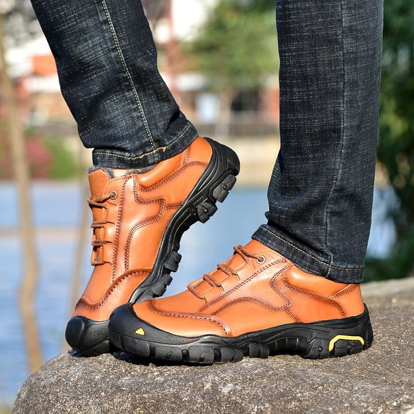 outdoor sport shoes hiking boots cross-border waterproof trekking shoes walking men