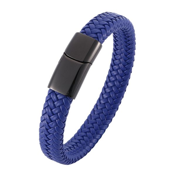 stainlees steel magnetic clasp cuff bracelets & bangles jewelry gifts for men blue leather bracelet bb0017, Golden;silver
stainlees steel magnetic clasp cuff bracelets & bangles jewelry gifts for men blue leather bracelet bb0017, Golden;silver