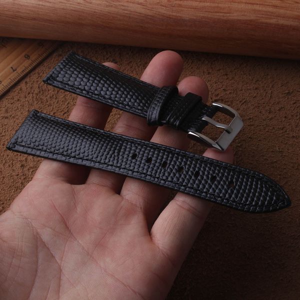 black cowhide lizard pattern genuine leather watches band straps belts 22mm watchband fashion pin buckle accessories replacement, Black;brown
black cowhide lizard pattern genuine leather watches band straps belts 22mm watchband fashion pin buckle accessories replacement, Black;brown