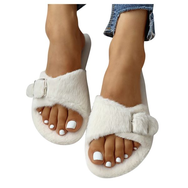 house slippers women fur ladies fashion casual outdoor open toe pure color slippers woman big size ladies slippers#g3, Black
house slippers women fur ladies fashion casual outdoor open toe pure color slippers woman big size ladies slippers#g3, Black