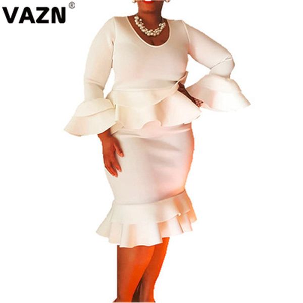 vazn jly19028 autumn plus size fresh clear untidy club high-end white full sleeve high waist women thin mermaid midi dress, Black;pink
vazn jly19028 autumn plus size fresh clear untidy club high-end white full sleeve high waist women thin mermaid midi dress, Black;pink