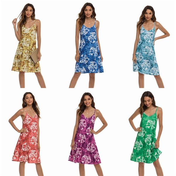 women floral spaghetti strap dresses summer new knee length casual dresses ladies fashion style clothes, Black;gray
women floral spaghetti strap dresses summer new knee length casual dresses ladies fashion style clothes, Black;gray