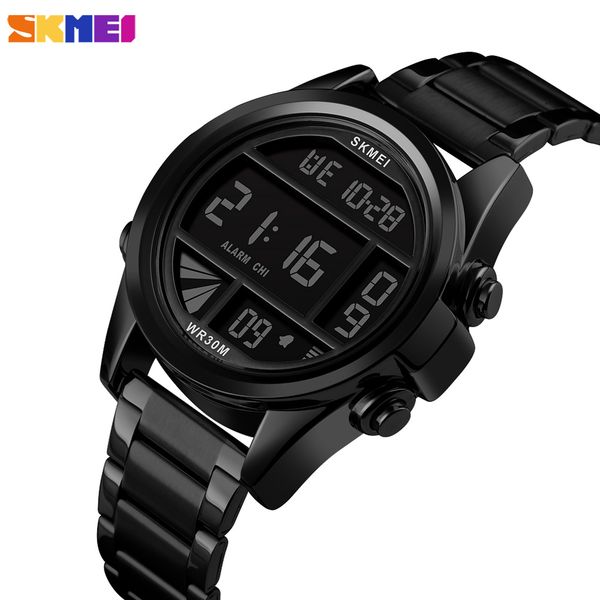skmei luxury mens sports watches chronograph waterproof stainless steel clock digital wristwatches relogio masculino, Slivery;brown
skmei luxury mens sports watches chronograph waterproof stainless steel clock digital wristwatches relogio masculino, Slivery;brown