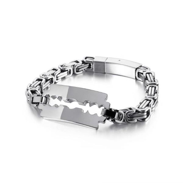 7mm width wholesale stainless steel personalized creative blade shape bracelets for fashion male wrap bracelets biker jewelry, Black
7mm width wholesale stainless steel personalized creative blade shape bracelets for fashion male wrap bracelets biker jewelry, Black