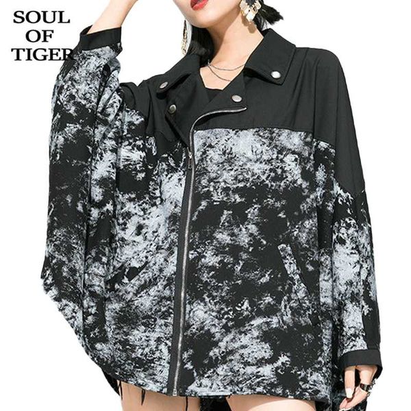 women's trench coats soul of tiger 2021 spring fashion style ladies punk womens oversized clothes printed streetwear female, Tan;black
women's trench coats soul of tiger 2021 spring fashion style ladies punk womens oversized clothes printed streetwear female, Tan;black