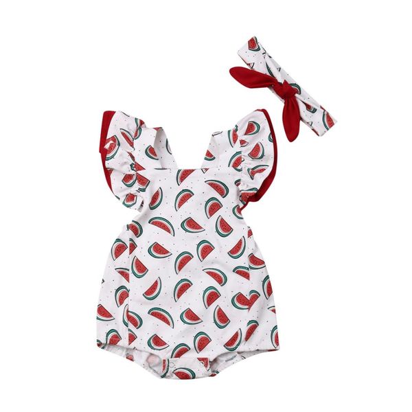 2019 cute watermelon bodysuits 2pcs kid baby girl clothes jumpsuit summer sleeve bodysuit + headband outfits set, Blue
2019 cute watermelon bodysuits 2pcs kid baby girl clothes jumpsuit summer sleeve bodysuit + headband outfits set, Blue
