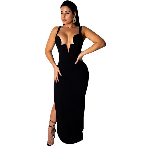 высокий боковой сплит элегантное bodycon платье женщины спагетти ремень с открытой спиной партии сарафан лето черный глубокий v шеи нерегуля, Black;gray
высокий боковой сплит элегантное bodycon платье женщины спагетти ремень с открытой спиной партии сарафан лето черный глубокий v шеи нерегуля, Black;gray