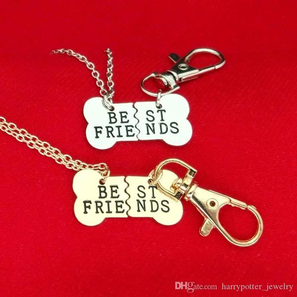 gold silver friends pendant designer necklace pet dog bones bff necklace 2 part dog bones necklace and keychain mens jewelry
gold silver friends pendant designer necklace pet dog bones bff necklace 2 part dog bones necklace and keychain mens jewelry