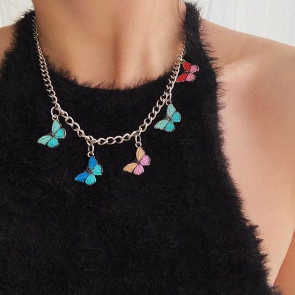 butterfly pendant clavicle necklace hiphop insect choker chain party jewelry for women man friendship girls gifts ins hot, Golden;silver
butterfly pendant clavicle necklace hiphop insect choker chain party jewelry for women man friendship girls gifts ins hot, Golden;silver