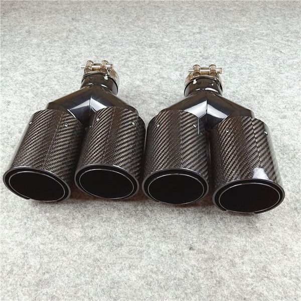 1 пара новых y-образных глянцевых черных выхлопных труб m performance carbon fiber + наконечники глушителя из нержавеющей стали длиной 260 м
1 пара новых y-образных глянцевых черных выхлопных труб m performance carbon fiber + наконечники глушителя из нержавеющей стали длиной 260 м