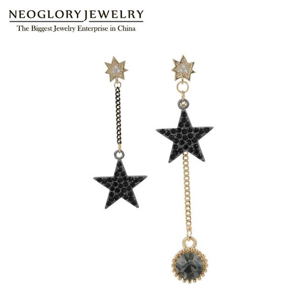 neoglory black star drop chain earrings for woman asymmetry pendant earrings silver pin jewelry for party
neoglory black star drop chain earrings for woman asymmetry pendant earrings silver pin jewelry for party