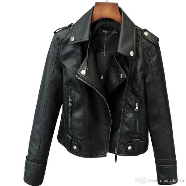 новая весна осень женщины короткие поддельный pu куртка тонкий моды punk outwear мотоцикла кожаные куртки вскользь пальто nz19.9-228, Black 
новая весна осень женщины короткие поддельный pu куртка тонкий моды punk outwear мотоцикла кожаные куртки вскользь пальто nz19.9-228, Black