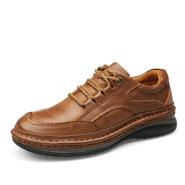 men dress shoes genuine leather man oxford lace up men casual moccasins comfortable fashion office footwear loafers male %d1010, Black
men dress shoes genuine leather man oxford lace up men casual moccasins comfortable fashion office footwear loafers male %d1010, Black