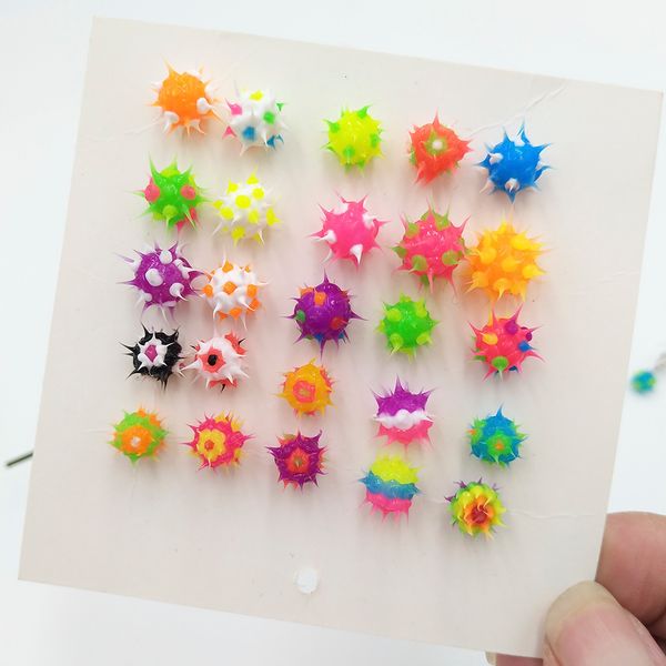 32 patterns japanese korean style colorful silicone ball earrings for girls teens childlike piercing earrings stud children gift, Golden;silver
32 patterns japanese korean style colorful silicone ball earrings for girls teens childlike piercing earrings stud children gift, Golden;silver