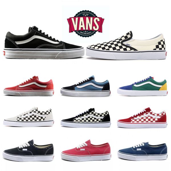 van old skool men women canvas sneakers black white red blue fashion trainers skateboard casual shoes size 36-44
van old skool men women canvas sneakers black white red blue fashion trainers skateboard casual shoes size 36-44