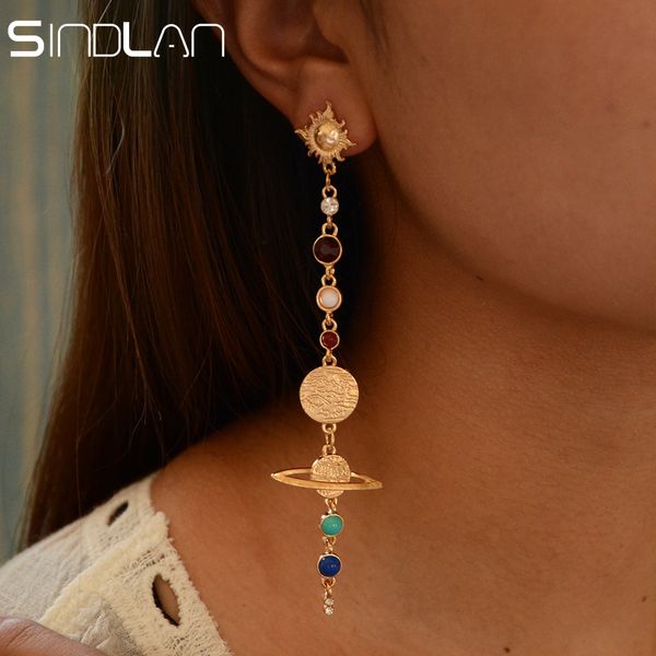 sindlan solar system universe earrings for women long drop dangle sun earth earrings ear stud gold summer female ear jewelry, Golden;silver
sindlan solar system universe earrings for women long drop dangle sun earth earrings ear stud gold summer female ear jewelry, Golden;silver
