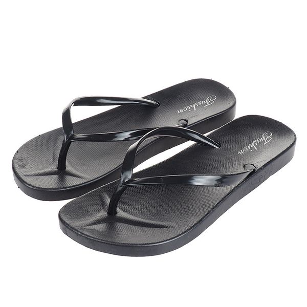 2019 flip-flops female summer outdoor plywood bath anti-slip sandals flat bottom pin shoes wild color holiday beach shoes, Black
2019 flip-flops female summer outdoor plywood bath anti-slip sandals flat bottom pin shoes wild color holiday beach shoes, Black