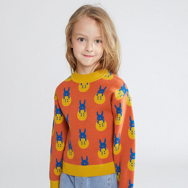 children's sweater 2019 autumn and winter new korean style version of the foreign girl cotton round neck cartoon sweater tide, Blue
children's sweater 2019 autumn and winter new korean style version of the foreign girl cotton round neck cartoon sweater tide, Blue