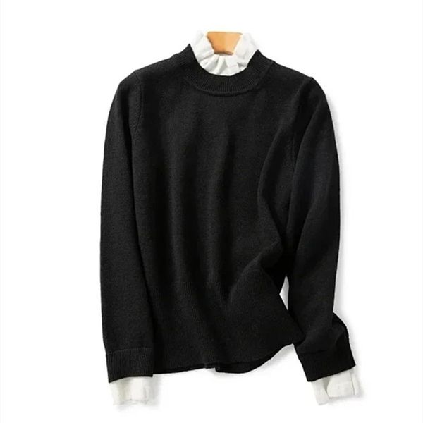 white stringy selvedge lace collar women knitted sweater lady casual pullover green jumper long sleeve knitwear top, White;black
white stringy selvedge lace collar women knitted sweater lady casual pullover green jumper long sleeve knitwear top, White;black