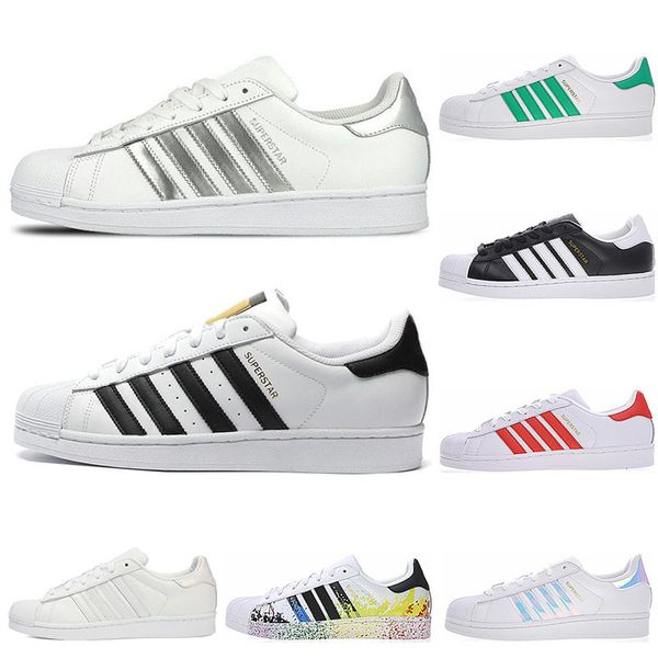 2020 super star white hologram iridescent junior men superstars 80s sneakers pride couple trainers superstar casual shoes 36-44, Black
2020 super star white hologram iridescent junior men superstars 80s sneakers pride couple trainers superstar casual shoes 36-44, Black