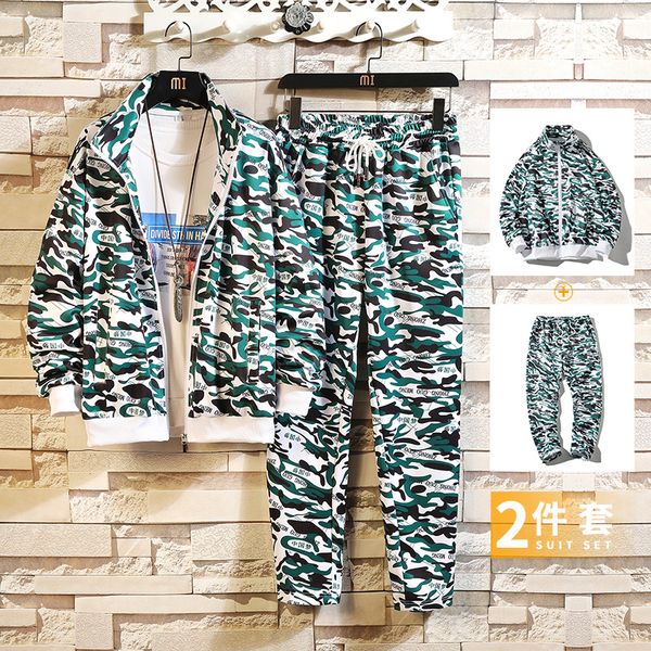 mens casual tracksuits -3xl spring new style camouflage print stand collar casual t57, Gray
mens casual tracksuits -3xl spring new style camouflage print stand collar casual t57, Gray