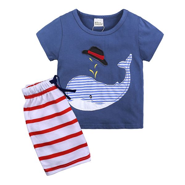 cartoon kids clothes set summer children set print boys clothing suits short sleeve t shirt and stripe shorts, White
cartoon kids clothes set summer children set print boys clothing suits short sleeve t shirt and stripe shorts, White