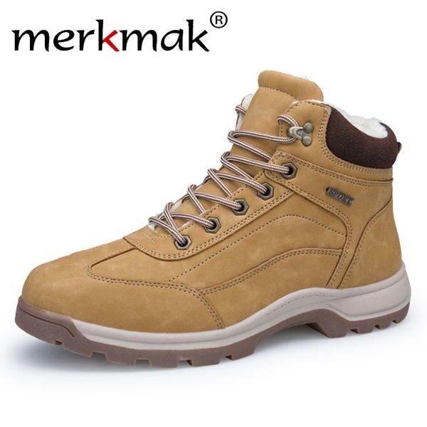 merkmak men snow boots waterproof 2018 winter super warm men's leather rubber snow wool boots leisure outdoor shoes, Black
merkmak men snow boots waterproof 2018 winter super warm men's leather rubber snow wool boots leisure outdoor shoes, Black
