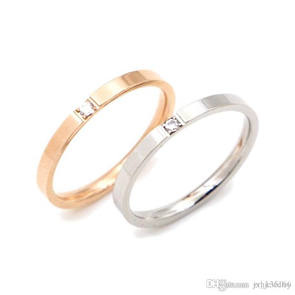 stainless steel single diamond gold wedding ring for woman and man fashion brand designer classic jewelry for women, Silver
stainless steel single diamond gold wedding ring for woman and man fashion brand designer classic jewelry for women, Silver