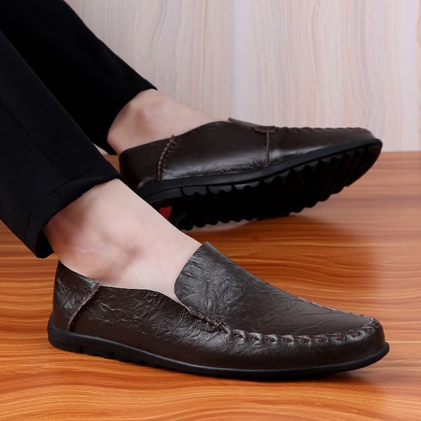 large size 46 47 men loafers leather shoes moccasins fashion zapatos de hombre casual shoes low leather shoes men loafers, Black
large size 46 47 men loafers leather shoes moccasins fashion zapatos de hombre casual shoes low leather shoes men loafers, Black