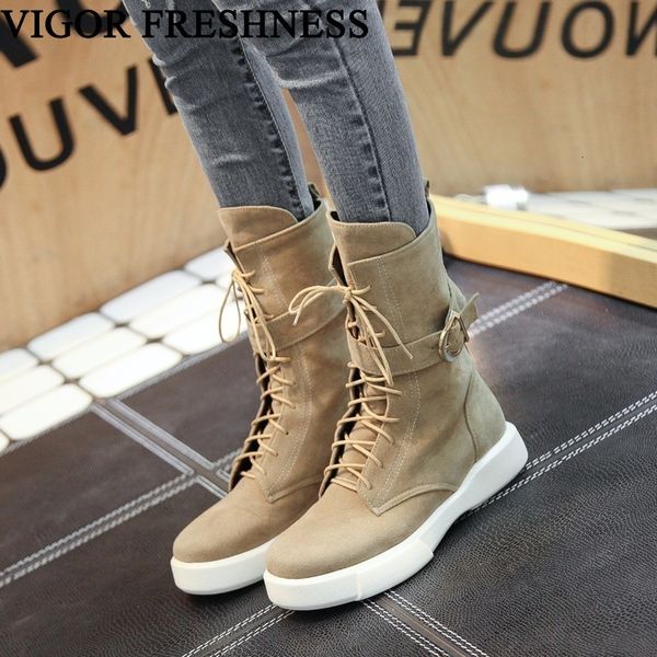 vigor freshness woman ankle boots women shoes fashion flat warm boots ladies motorcycle autumn lace up bota feminina my33, Black
vigor freshness woman ankle boots women shoes fashion flat warm boots ladies motorcycle autumn lace up bota feminina my33, Black