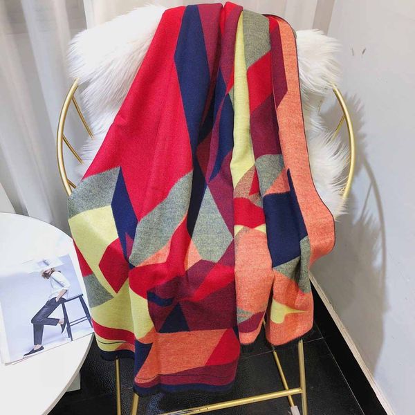 style -2019 new geometric pattern cashmere scarf shawl ladies fashion versatile scarf 180*70cm, Blue;gray
style -2019 new geometric pattern cashmere scarf shawl ladies fashion versatile scarf 180*70cm, Blue;gray
