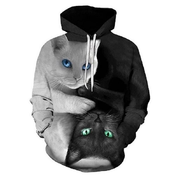 black white cats 3d толстовка толстовки мужчины женщины 2018 с длинным рукавом спортивная костюмы poleron hombre вскользь толстовки с капюшо
black white cats 3d толстовка толстовки мужчины женщины 2018 с длинным рукавом спортивная костюмы poleron hombre вскользь толстовки с капюшо