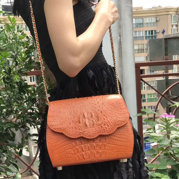 genuine real crocodile skin women messenger bag lady orange saddle purse authentic alligator leather female single shoulder bag
genuine real crocodile skin women messenger bag lady orange saddle purse authentic alligator leather female single shoulder bag