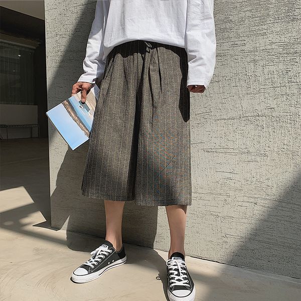 2019 summer korean version of the tide male comfortable cut harajuku explosion models loose seven points casual linen pants, Black
2019 summer korean version of the tide male comfortable cut harajuku explosion models loose seven points casual linen pants, Black