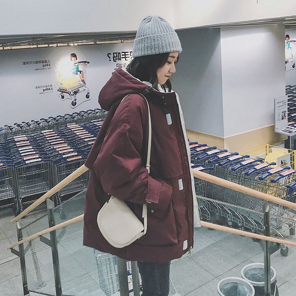 p shoot friend-cotton-padded jacket 2019 new style fashion cotton-padded clothes loose-fit korean-style cotton coat mid, Blue;black
p shoot friend-cotton-padded jacket 2019 new style fashion cotton-padded clothes loose-fit korean-style cotton coat mid, Blue;black