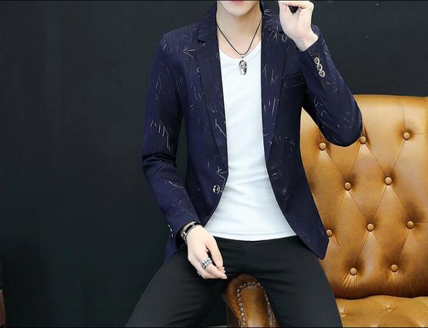 2020 new brand spring fashion small men's suit with gold stripes 4 styles sizem~3xl, White;black
2020 new brand spring fashion small men's suit with gold stripes 4 styles sizem~3xl, White;black