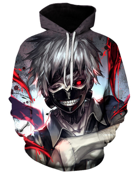 new classic anime tokyo ghoul fashion ken kaneki hoodies 3d print clothing women/men funny 3d hoodies casual pullovers k582, Black
new classic anime tokyo ghoul fashion ken kaneki hoodies 3d print clothing women/men funny 3d hoodies casual pullovers k582, Black