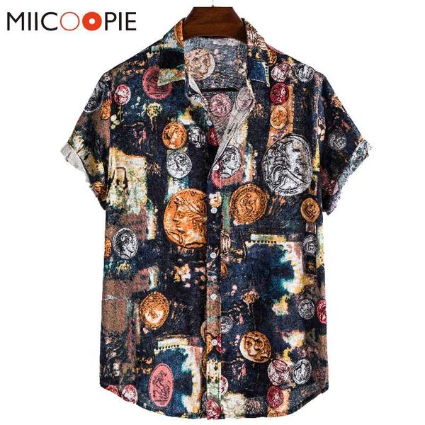 shirts men 2020 summer brand coin printed short sleeve shirt linen streetwear loose camisas mens fashion vacation hawaiian, White;black
shirts men 2020 summer brand coin printed short sleeve shirt linen streetwear loose camisas mens fashion vacation hawaiian, White;black