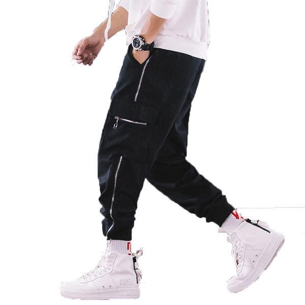 2019 men hiphop punk jogger harem pants mens black cargo pants male japan style fake zippers elastic waist ankle length trousers
2019 men hiphop punk jogger harem pants mens black cargo pants male japan style fake zippers elastic waist ankle length trousers