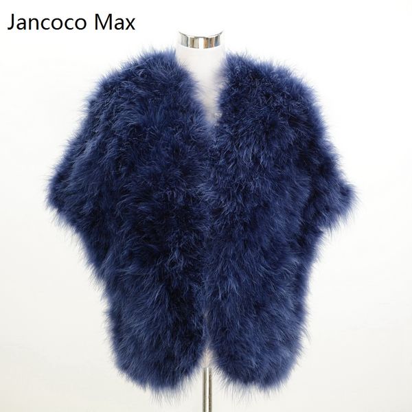 jancoco max fashion style new women real ostrich feather fur poncho or lady turkey fur shawl wholesale / retail s1244, Black
jancoco max fashion style new women real ostrich feather fur poncho or lady turkey fur shawl wholesale / retail s1244, Black