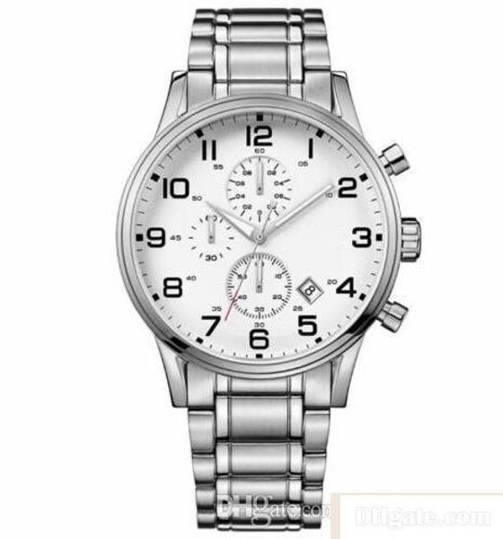 watch 1513182 white chronograph dial stainless steel bracelet men's watch, Slivery;brown
watch 1513182 white chronograph dial stainless steel bracelet men's watch, Slivery;brown