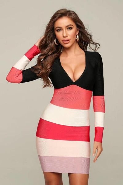 casual dresses bandage dress elegant long sleeve v-neck fashion night club bodycon banquet evening party, Black;gray
casual dresses bandage dress elegant long sleeve v-neck fashion night club bodycon banquet evening party, Black;gray