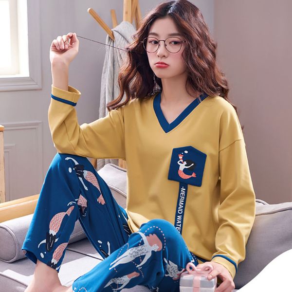 womens pajamas set pyjamas set autumn ladies cute sleepwear woman's long sleeved winter pajamas for women sleepwear pijama, Black;red
womens pajamas set pyjamas set autumn ladies cute sleepwear woman's long sleeved winter pajamas for women sleepwear pijama, Black;red