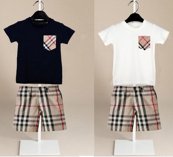 Kid clothing et boy and girl lei ure port uit pocket t hirt plaid hort children ummer uit ummer wear b11
Kid clothing et boy and girl lei ure port uit pocket t hirt plaid hort children ummer uit ummer wear b11