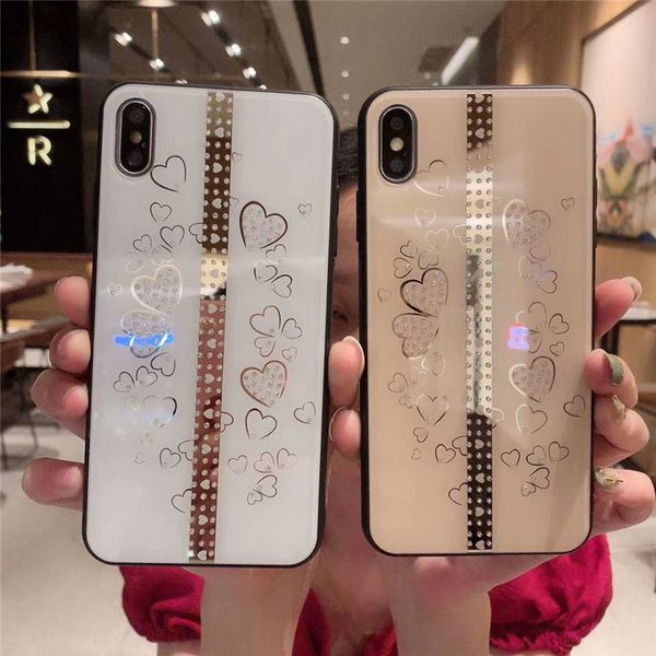 one piece luxury phone case for iphone6s 7 8p x xs xr fashion diamond and heart-shaped with glass designer phone case back cover
one piece luxury phone case for iphone6s 7 8p x xs xr fashion diamond and heart-shaped with glass designer phone case back cover