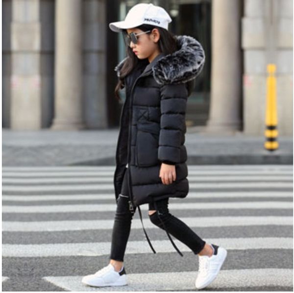 2020 new fashion children winter jacket girl winter coat kids warm thick fur collar hooded long down coats for teenage 4y-14y, Blue;gray
2020 new fashion children winter jacket girl winter coat kids warm thick fur collar hooded long down coats for teenage 4y-14y, Blue;gray