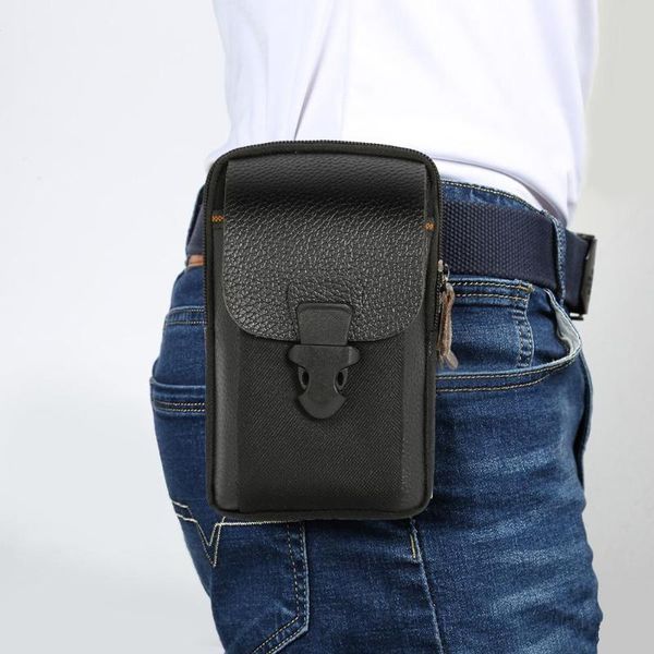 pu leather men waist bags zipper black coffee small card holder 6 inch phone wallet packs belt durable fanny purse
pu leather men waist bags zipper black coffee small card holder 6 inch phone wallet packs belt durable fanny purse